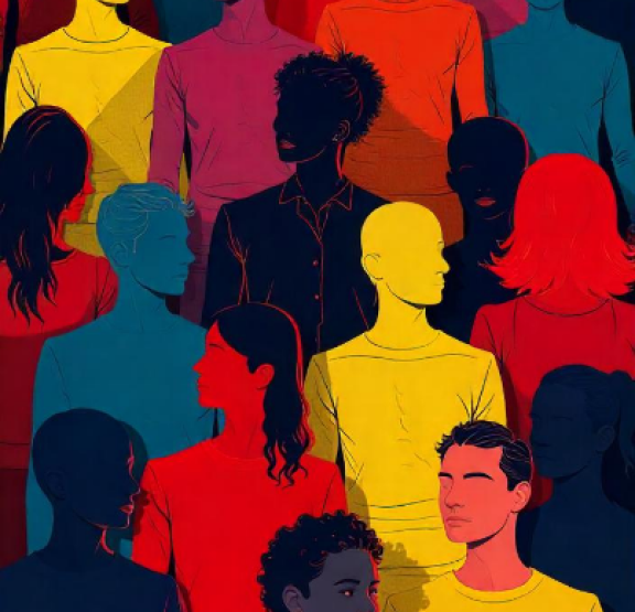 Foule sans visages