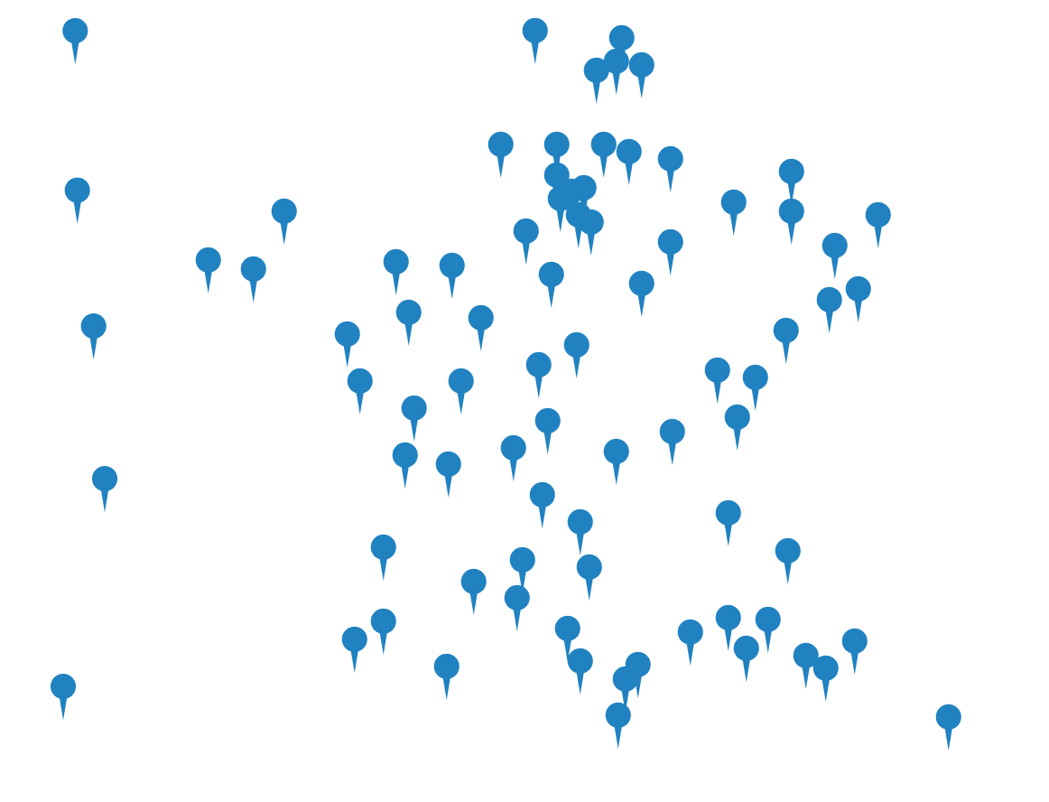 Carte des APESA - France
